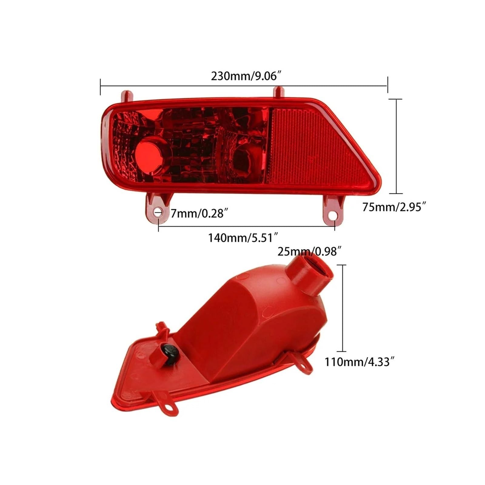 Feu Antibrouillard Arrière Gauche Pour Peugeot 3008/5008 (2009-2016) - Réf. 6351Hg - Neuf