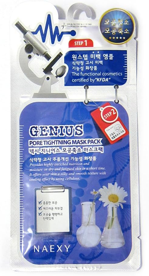 Naexy 2-step Pore Tightening Mask Pack