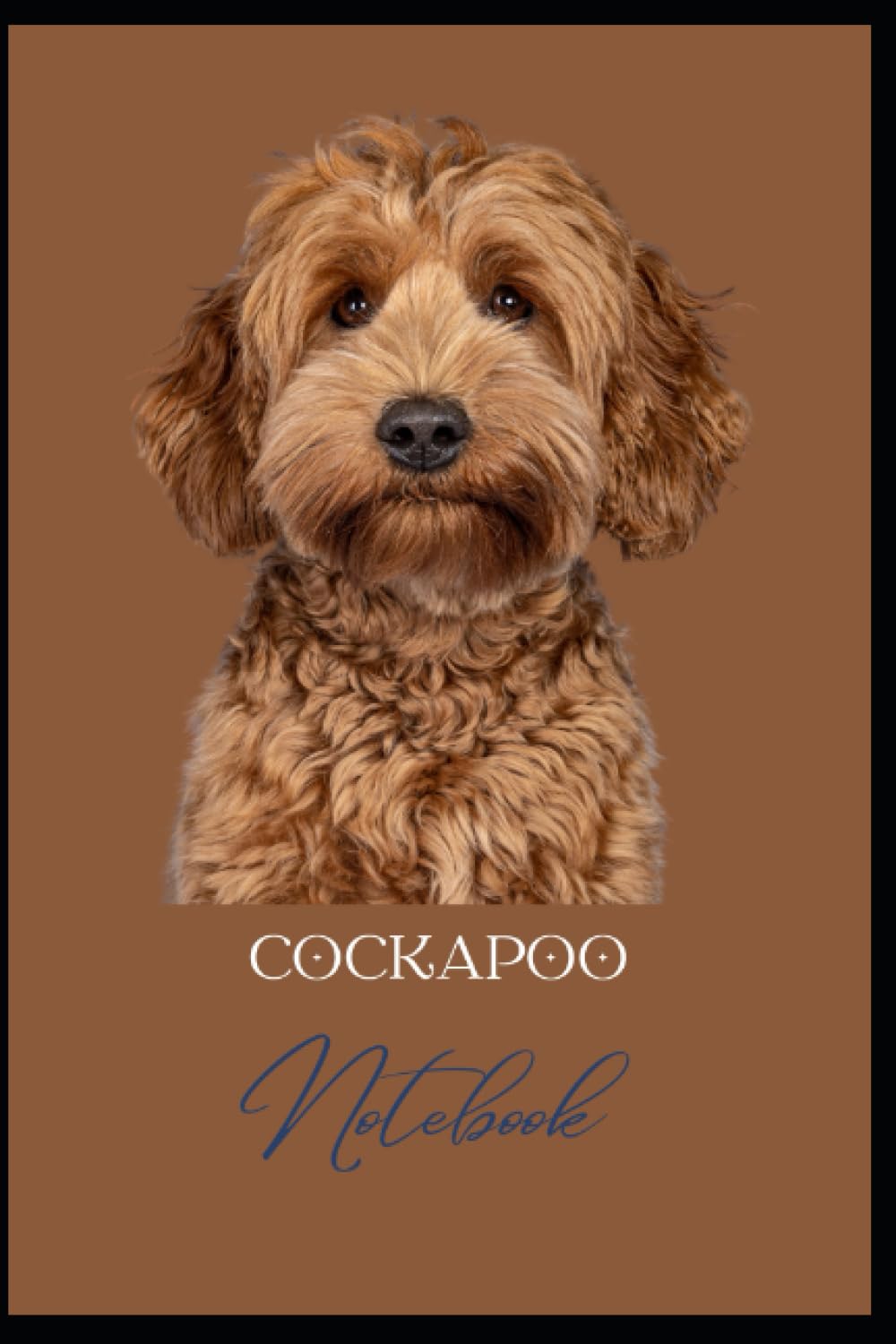 Cockapoo Lined Notebook with 100 lined pages watermarked with the photograph of the Cockapoo. (Animal Lovers)