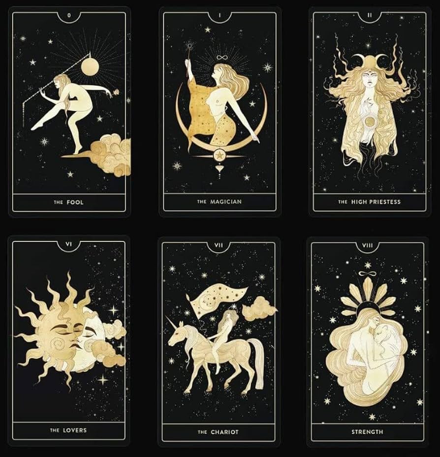 正規品タロットカード】金縁✨豪華仕様✨フェミニンなプレミアム