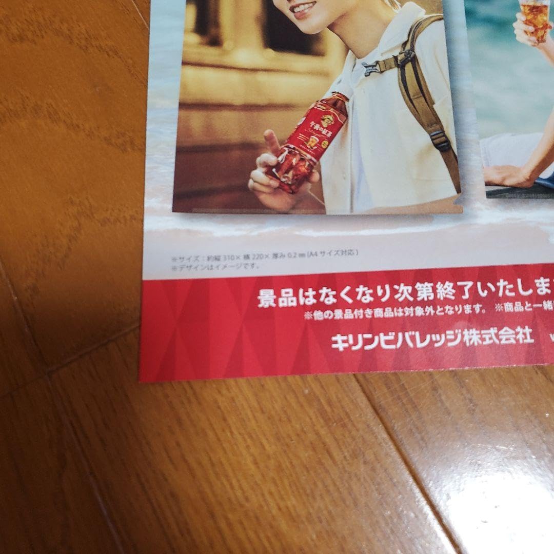 Amazon.co.jp: 午後の紅茶 目黒蓮 クリアファイル ポスター : おもちゃ