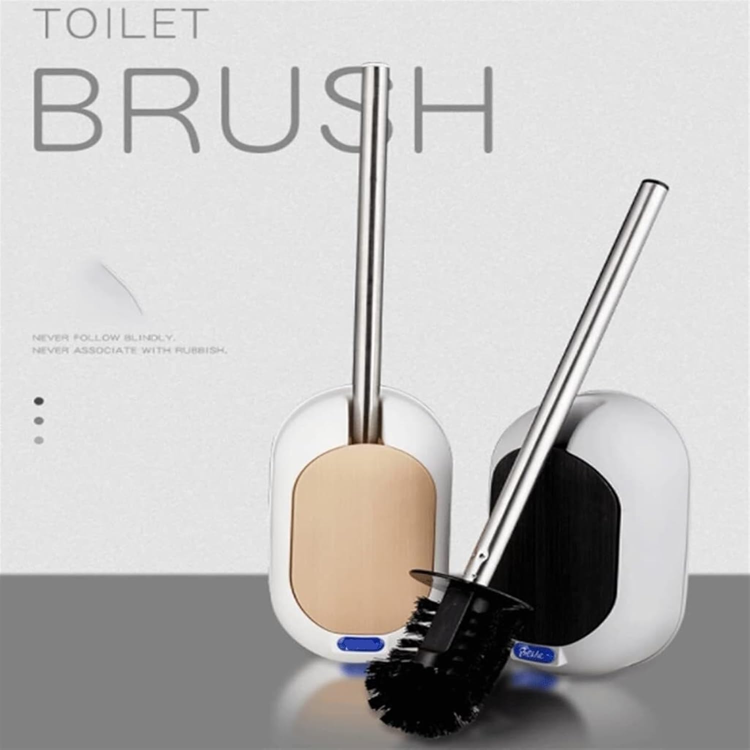 Toilet Brush Toilet Brush and Holder for Bathroom Wall-Mounted Bowl Scrub Brushs Holder Set