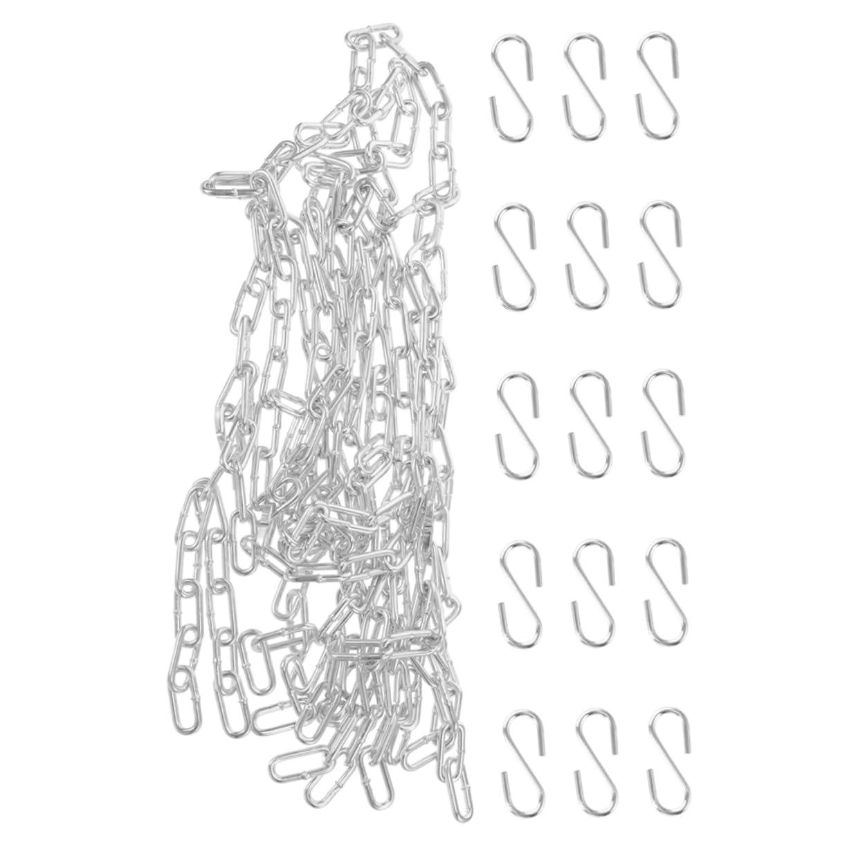 Sosoport Basketball Netting Chain Heavy Duty Basketball Net Replacement for Gym Outdoor Courts