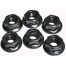 Forester Chainsaw Replacement Bar Nuts - New 6 Pack Chain Saw Nuts Fits Husqvarna Jonsered Partner Replaces OEM 503220001 Chainsaw Parts and Accessories Sprocket Cover Flange Nut for Guide Bars