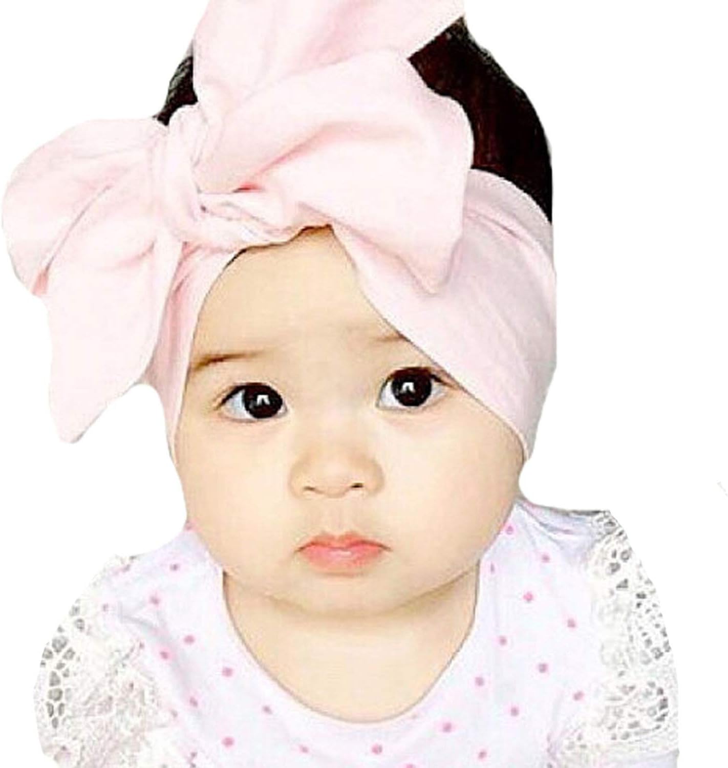 Miugle Baby Turban Headbands Hair Bows Knot Hair Band Head Wrap
