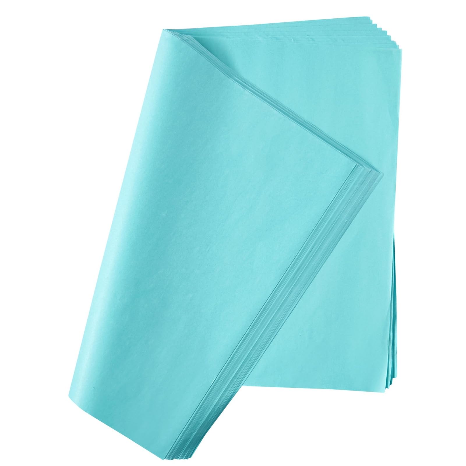 160 Sheets Turquoise Tissue Paper for Gift Wrapping Bags, Bulk Set for Birthday Party, Holidays, Art and Crafts (15 x 20 in)