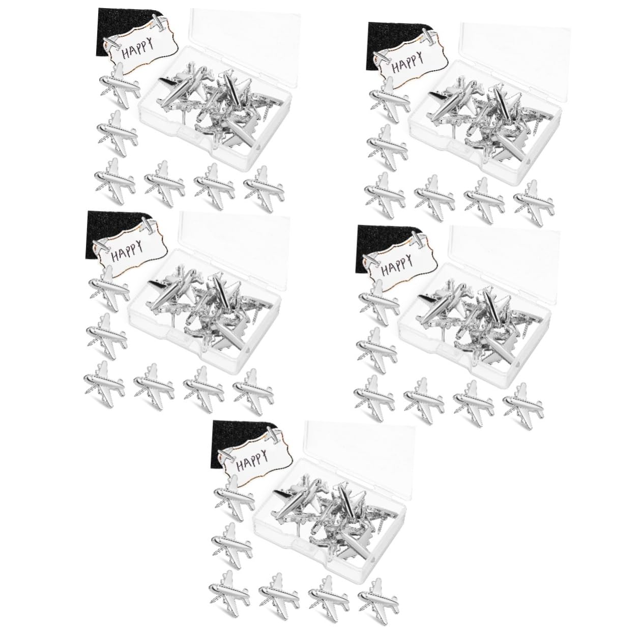 120 Pz Aerei Tridimensionali in Puntine Per Bacheca Di Sughero Spinta Della Lavagna Versare Spinta Decorativa Per Bacheca in Sughero Puntine Decorative Puntina Da Disegno Operitacx