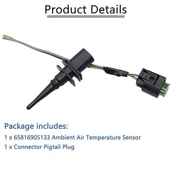 Car Outside Air Temperature Sensor 65816905133 For BMW