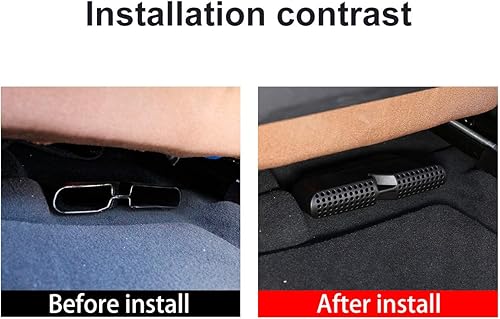 Miniatura 2 de CHEYA 2 unids ABS coche debajo del asiento salida de aire proteger cubierta accesorios para BMW X5 G05 X6 G06 X7 G07 2019 2020 2021