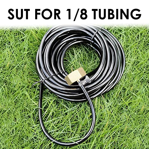 Dodamour 2 Pack Garden Brass Hose Thread Swivel, 3/8" Barb X 3/4" Ght Female, Hose Connector With Stainless Steel Clamps And Hose Washer #TOP3