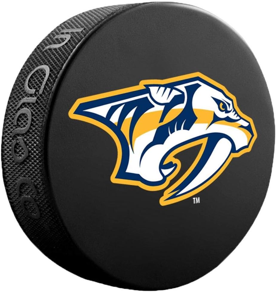 Predators Officially Licensed Hockey Puck : Sports & Outdoors
