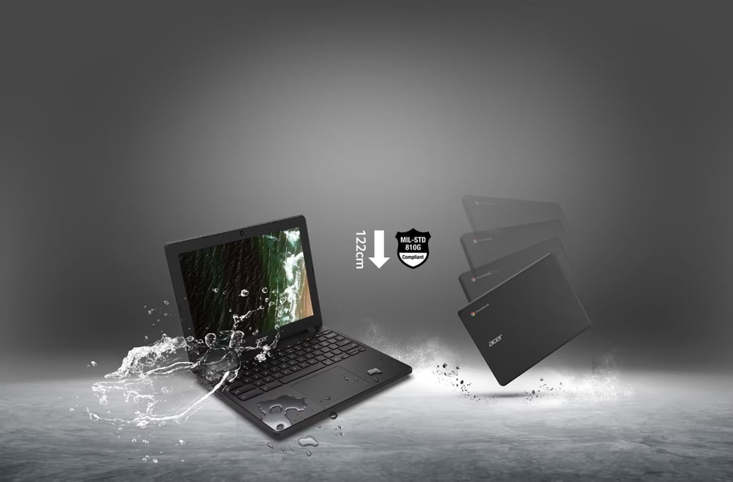 acer Chromebook 712 Laptop, 12-inch IPS HD,10th Gen Processor, 8 GB DDR4 SDRAM, 64 GB SSD, Chromebook C871, Intel Core i3-10110U, Chrome OS(Renewed)