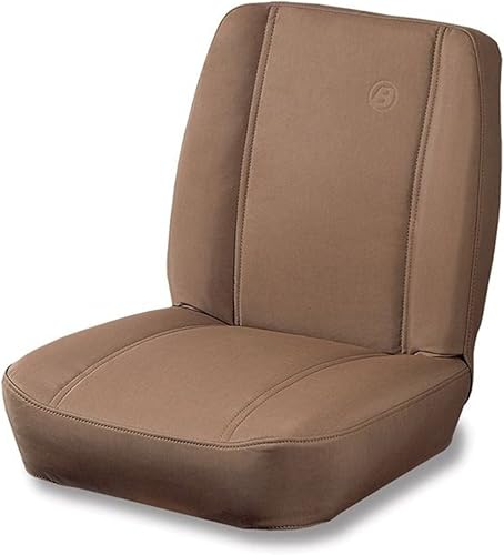 Bestop TrailMax II asiento delantero deportivo para Jeep con respaldo fijo, todo de vinilo, para Jeep CJ 76-6 y Wrangler, Spice