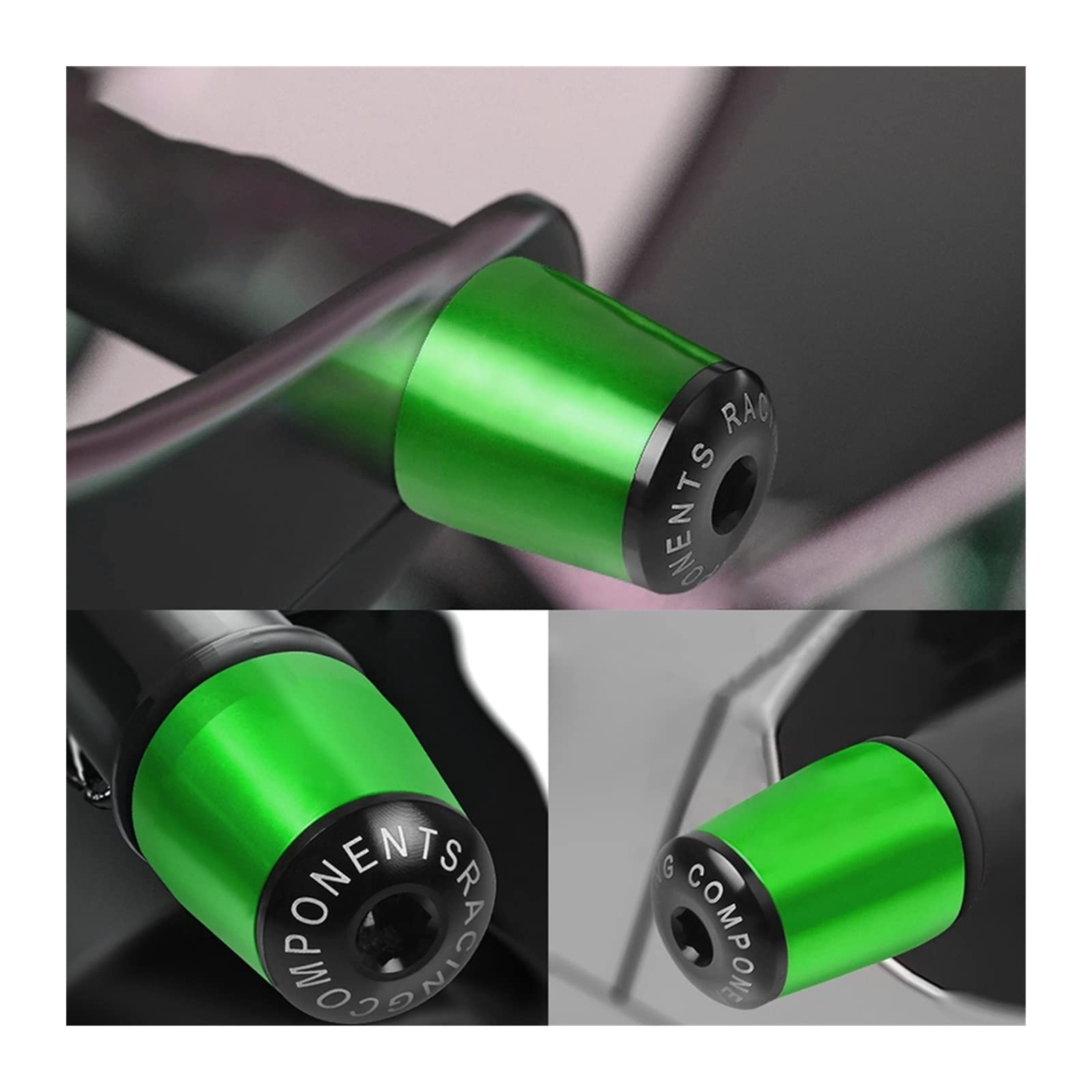 Embouts De Guidon De Moto Poignées Bouchons Engrenage De Guidon Curseur De Prise Équilibrée Pour CB650R CBR650R CB650F CB125R CB1000R CB500F(9)