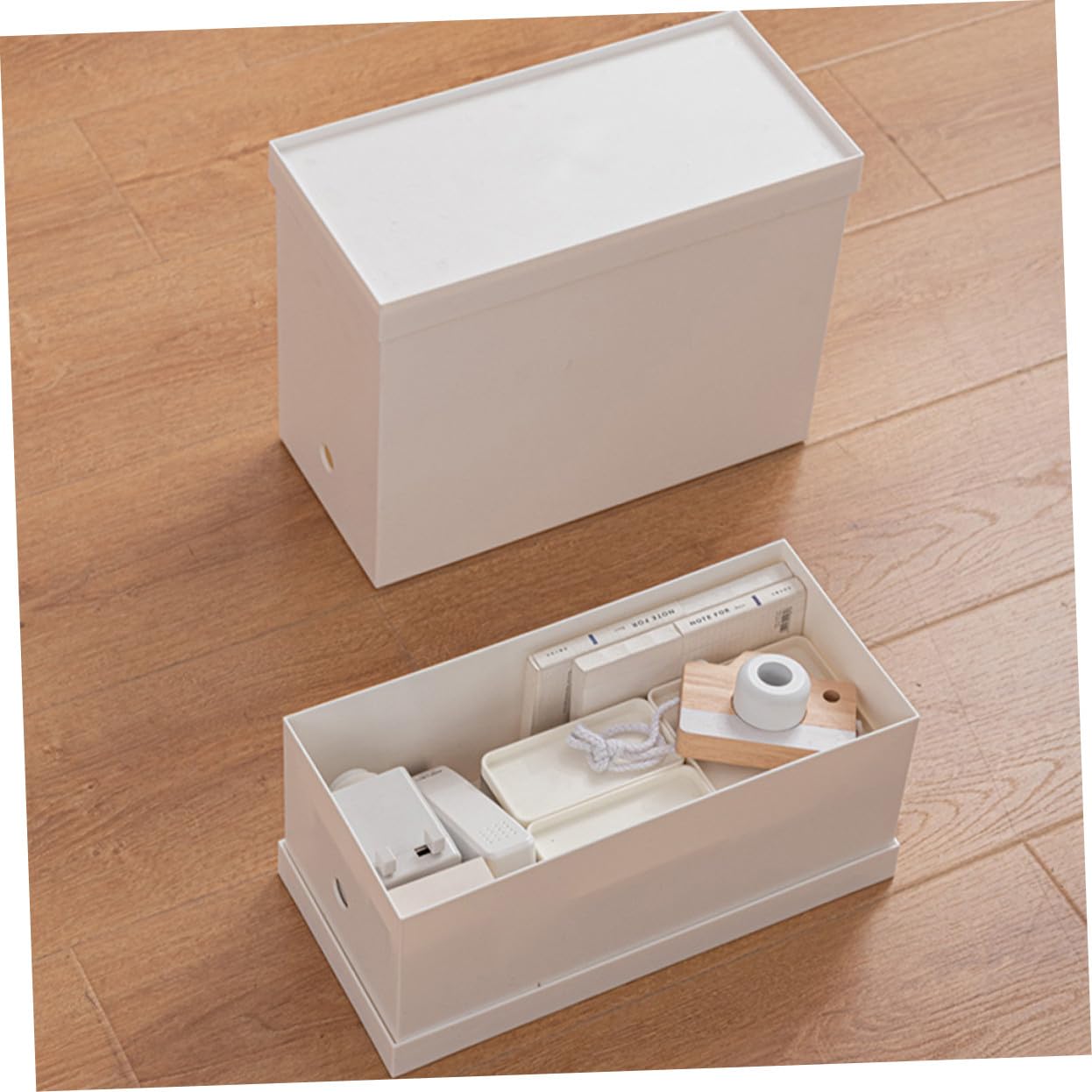 Caja Organizadora de Escritorio Multifuncional de Resistente para Oficina y Hogar Organizador de Archivos Almacenamiento para Documentos y Suministros