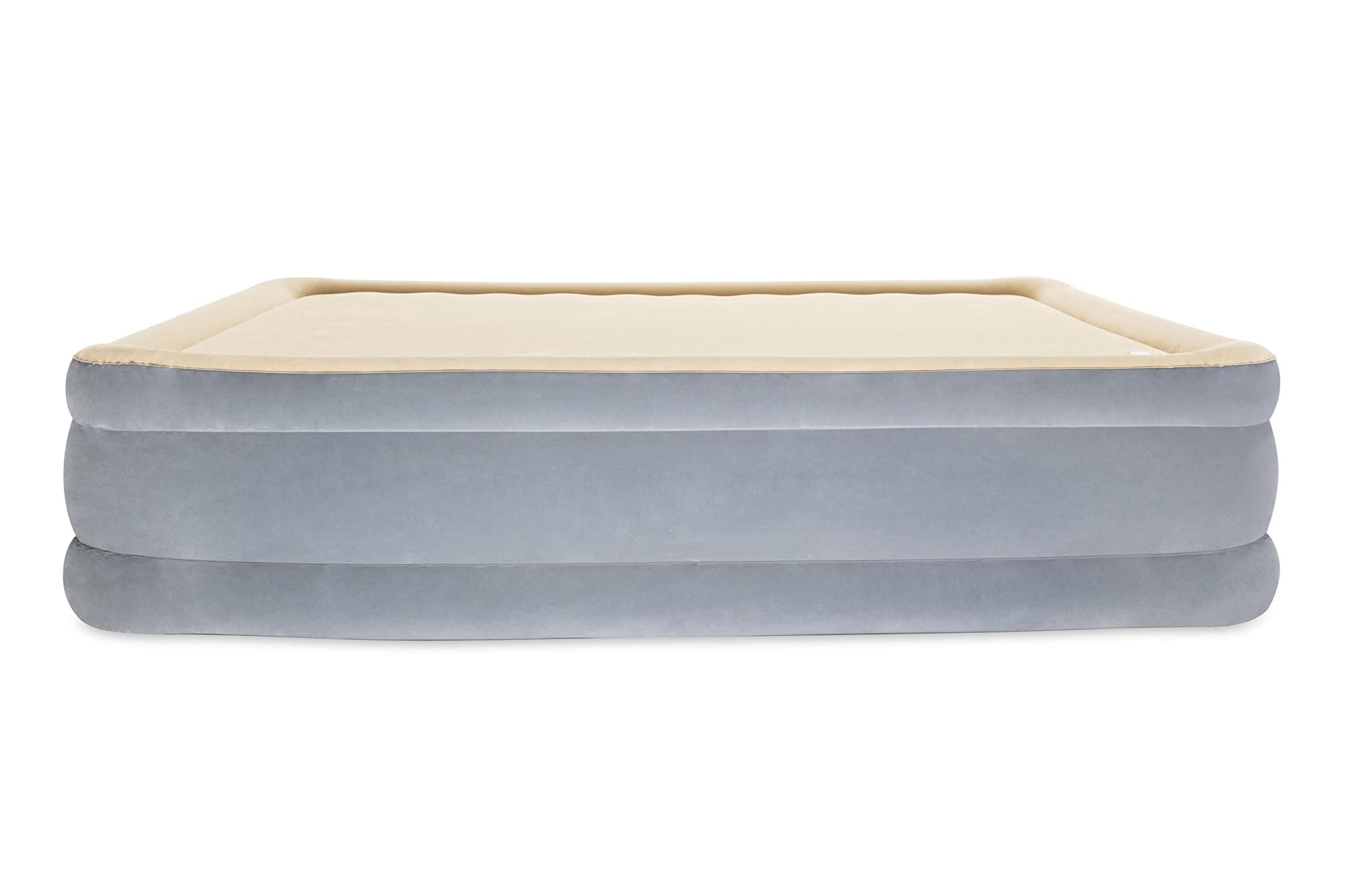 Bestway 67486-3 Materasso gonfiabile matrimoniale Foam Top da 2.03 m x 1.52 m x 46 cm con pompa integrata