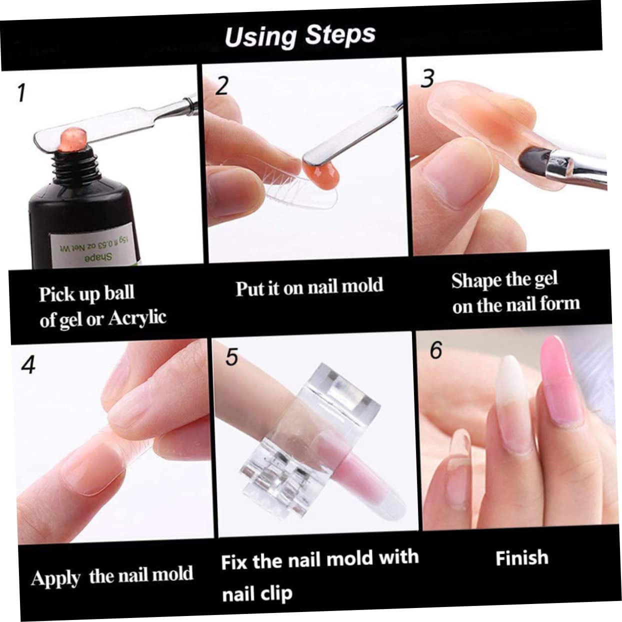 Nail Art Tools for Nail Extension Dual End Brush Pen image 5