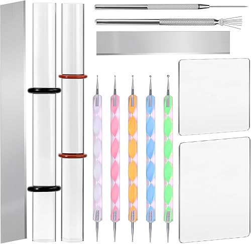 Herramientas de arcilla polimérica, Pin de rodillo de arcilla acrílica, Herramientas de cortadores de arcilla polimérica, Tablero de prensa de hoja