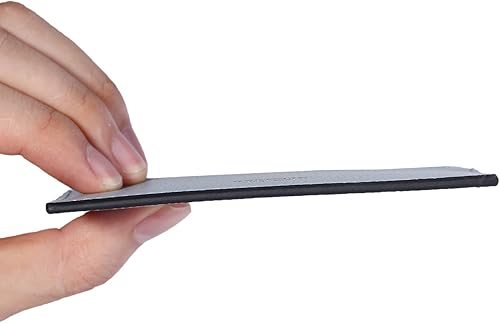 Miniatura 4 de DONWORD RFID Slim Leather Card Case Cartera Minimalista Titular de la tarjeta de crédito Clip de dinero (azul), Azul, Minimalista