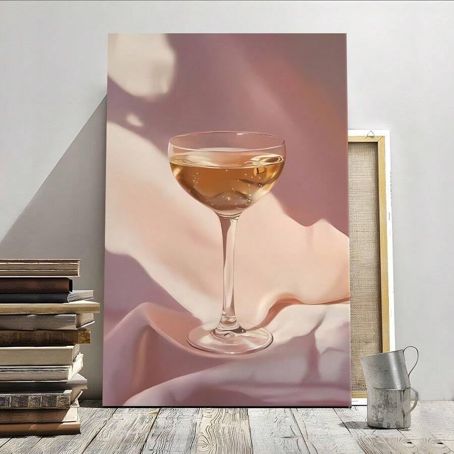 Art mural vintage pour rompre la monotonie des murs blancs de salon