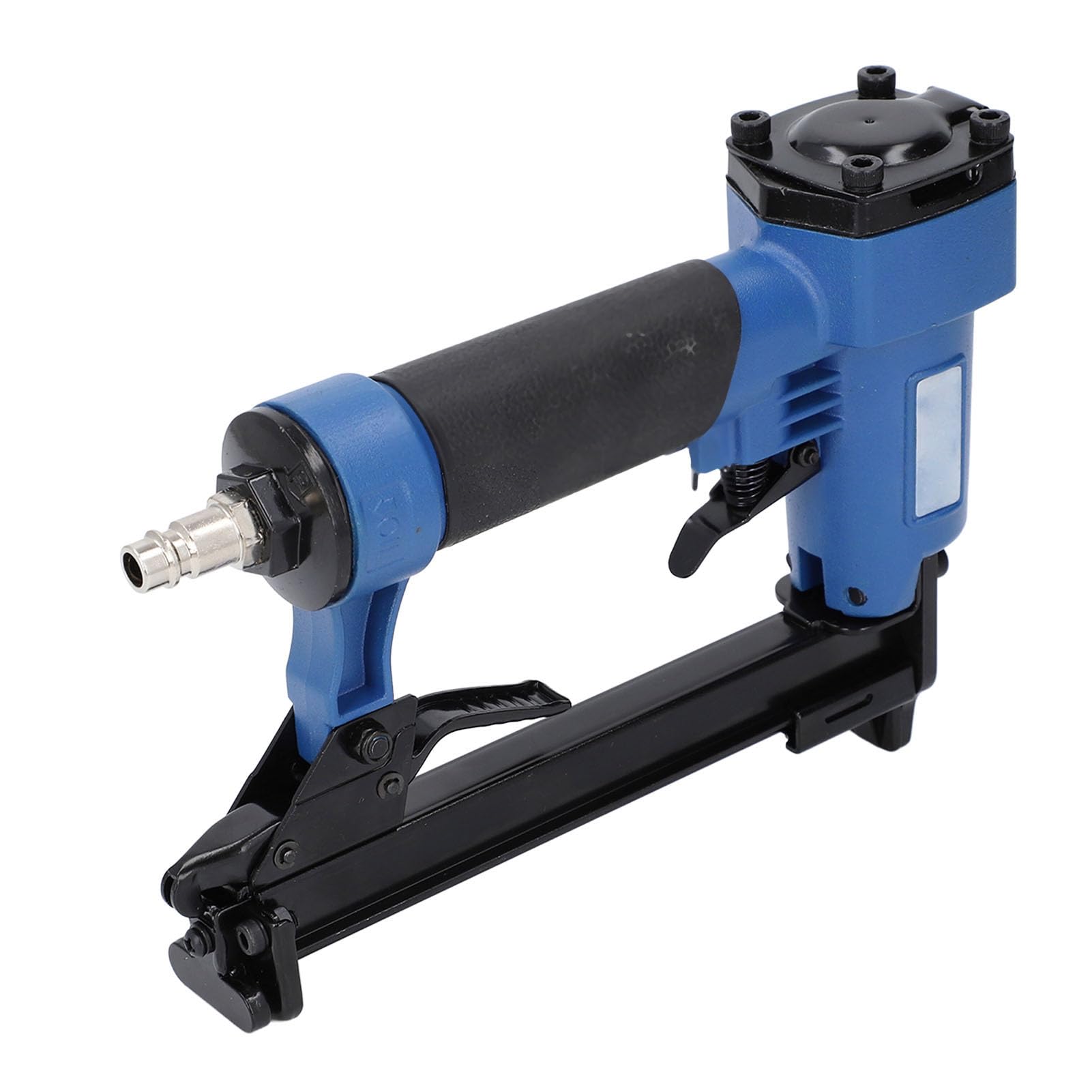 Pneumatic Stapler Kit, NPT1/4 Inch Inlet Port Pneumatic Air Nailer Portable Air Nailer Gun for 1/4in 5/16in 3/8in 1/2in 5/8in Upholstery Stapler for Staple Woodworking Projects