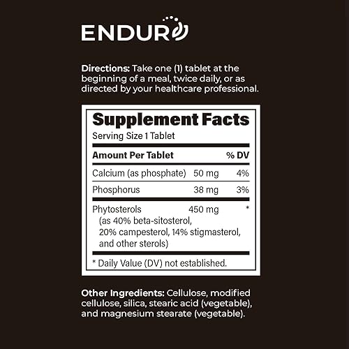 Miniatura 6 de EPC Company Fitosteroles - 450 mg de liberación inmediata - 60 tabletas - Esteroles vegetales - Beta Sitosterol