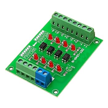 Amazon.co.jp: 12V換5V 4チャンネル オプトカプラ絶縁基板絶縁