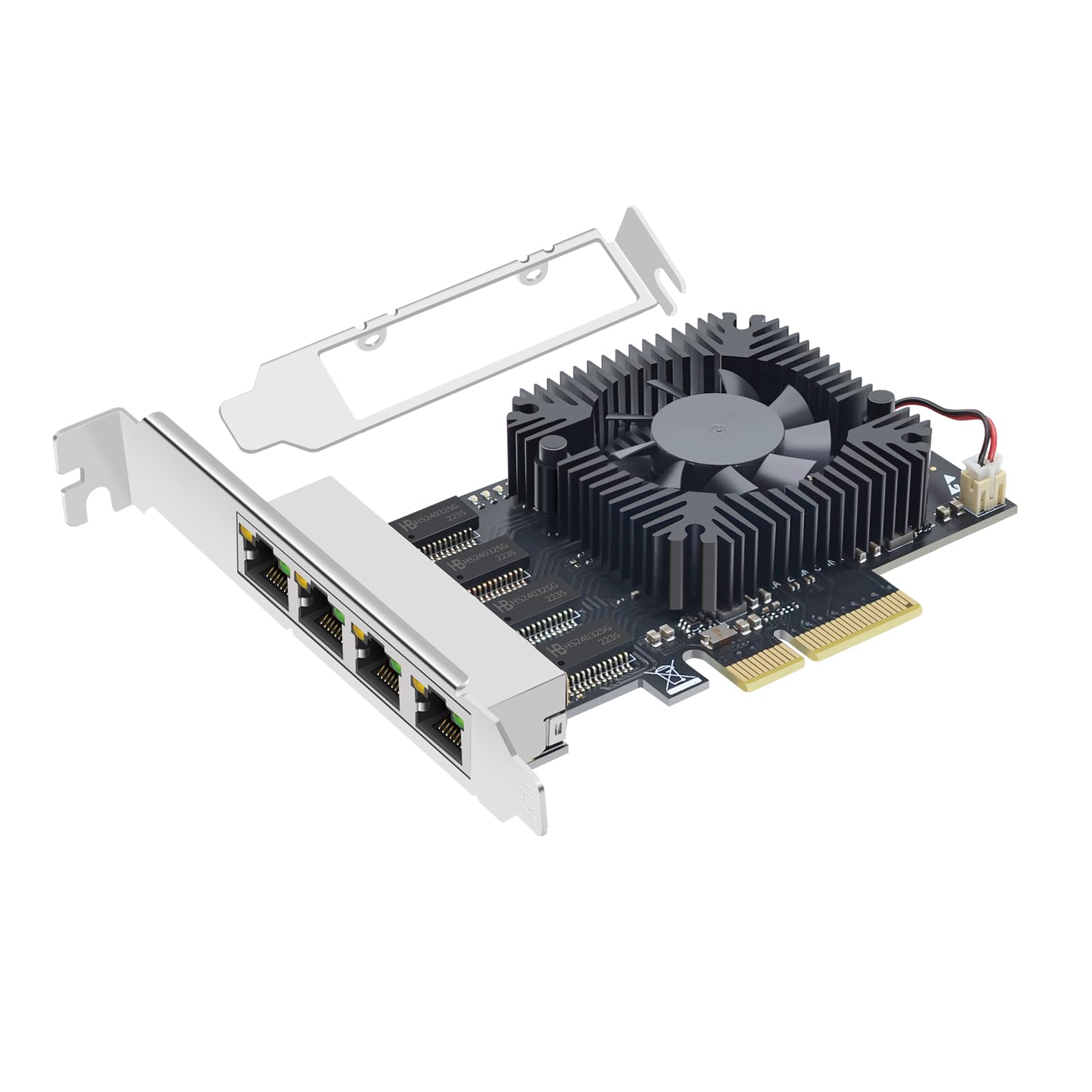 PCI-E X4 2.5GB Quad Port Network Card 2500Mbps Gigabit Ethernet Adapter with RTL8125B Chip 4 RJ45 Ports NIC Cards Support ESXi Soft Routing PXE Boot Network Aggregation Server-image-47