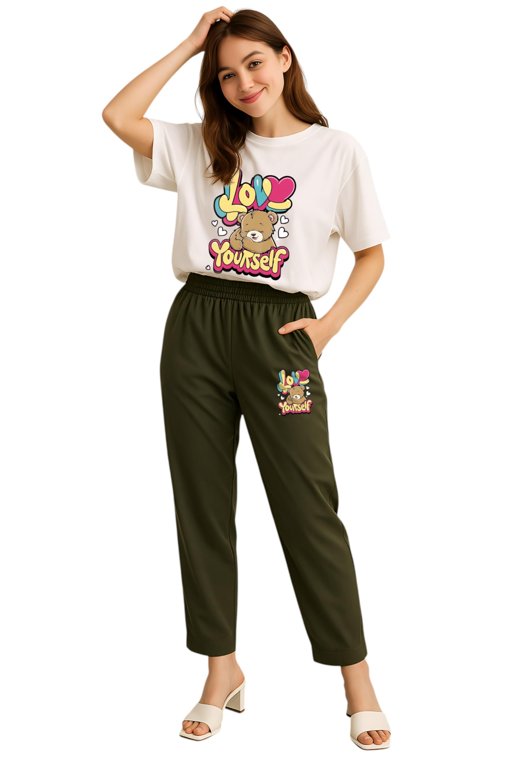 my swag Printed Nightsuit for Women | T-Shirt & Lower for Womens&Girls-picture-31