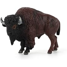 Realistic Bull Figurine Toy Simulated Cow Figure Collection Playset Preschool Science Education Cognitive Props American Bison