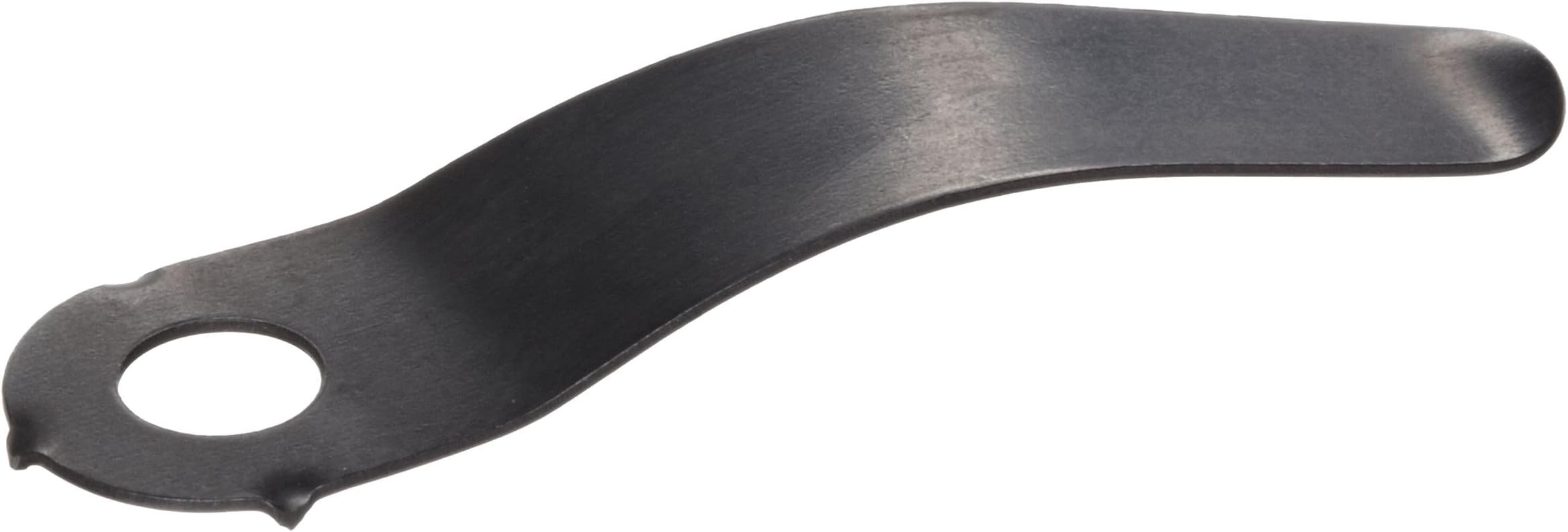 Steel Flat Spring, 1-1/2" Length x 0.015" Thick, 3/8" Base Width, Screw Size # 8 (Pack of 25)