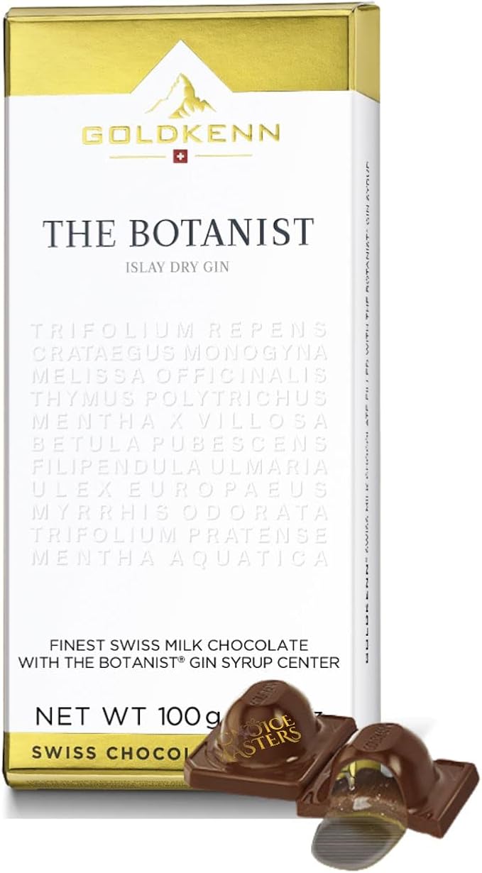 Goldkenn The Botanist Islay Dry Gin Chocolate Gift Finest Swiss Milk