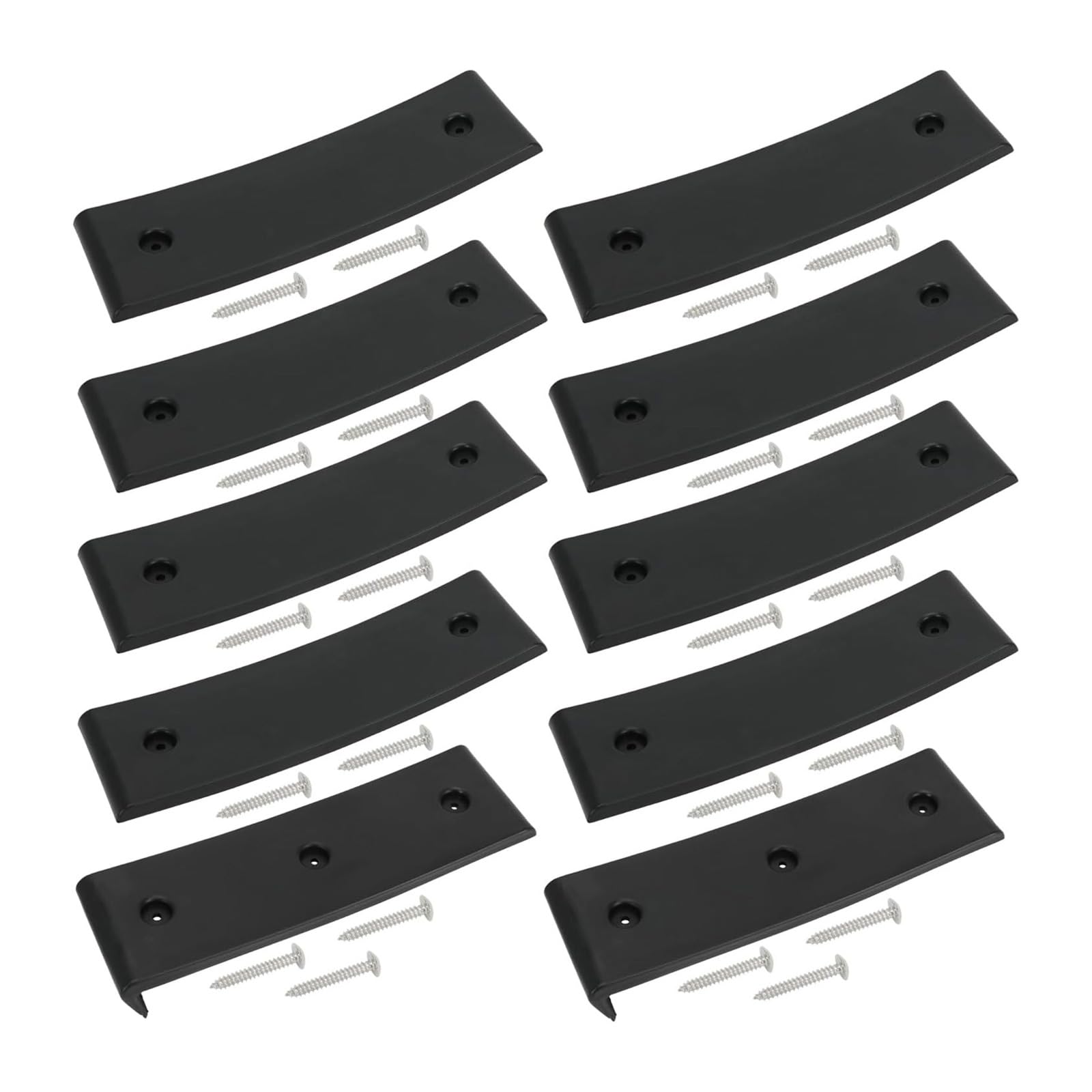 CUNZJIA Marine Trailer Bunk Slide Pads with End Caps for Boat Trailers ABS Component Strong & Erosion Resistant for 3X10 Inch
