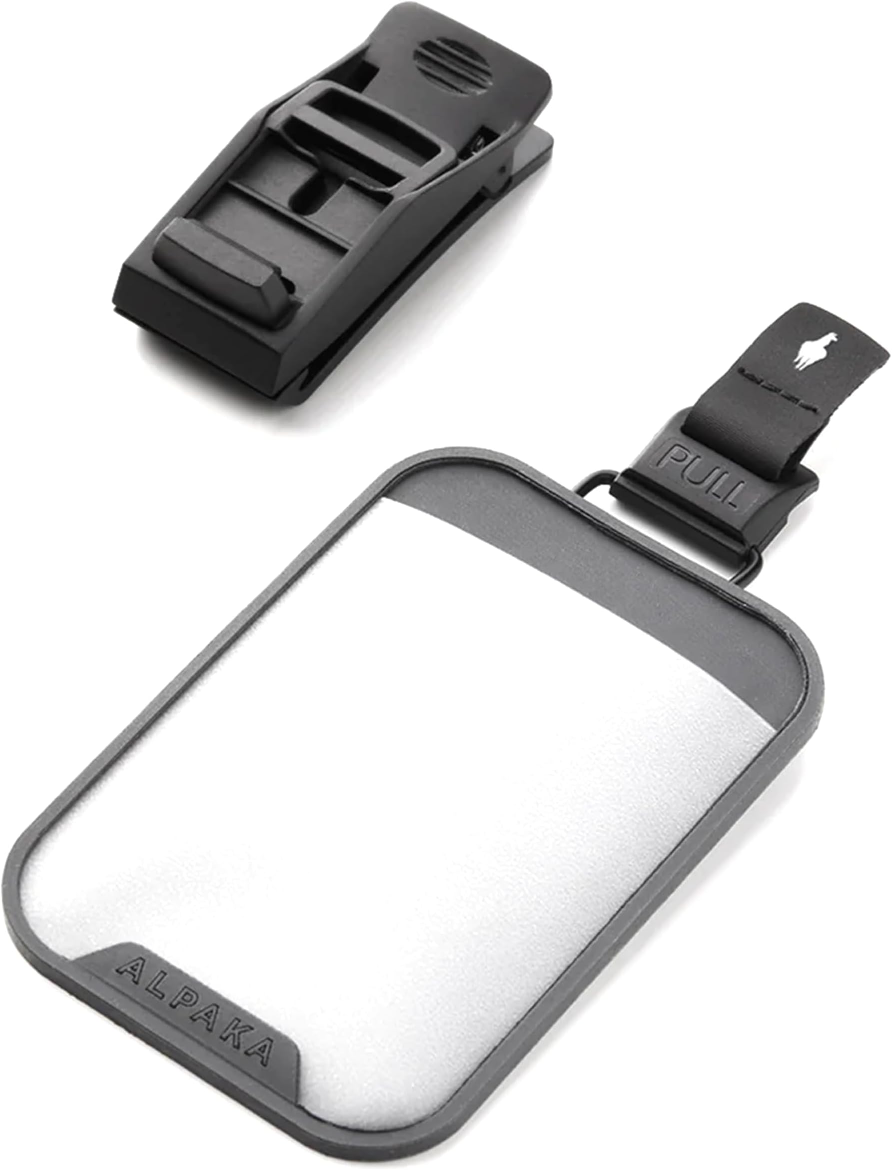 ALPAKAHUB Cardholder - Waterproof and Versatile Card Wallet - Front Pocket for ID Tag or Transport Card - Back 2 Pockets Hold Up to 4 Cards - Includes HUB Clip