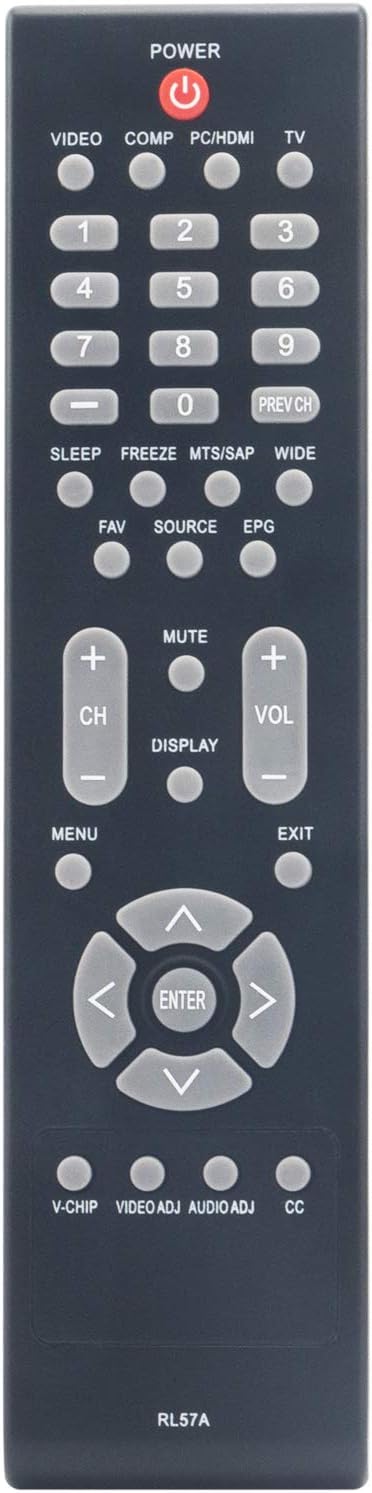 RL57A Replace Remote Control fit for AOC Envision LCD TV L32WB81 L47H861 image 4