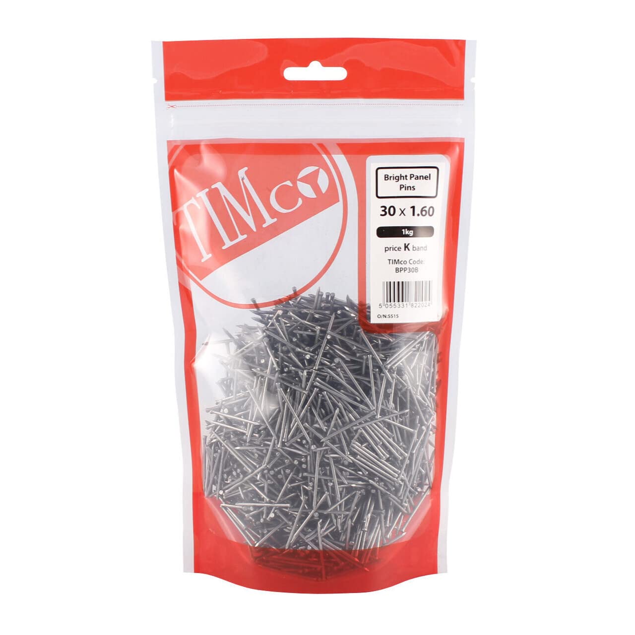 Timco Light Ppb25p Panel Pins - Bright 25 X 1.60 Timpac 250