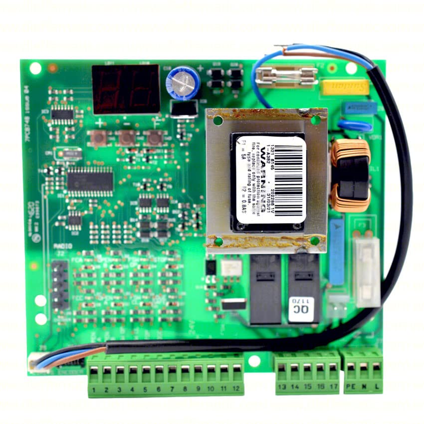 Central de control tarjeta 230 V automatización deslizante FAAC