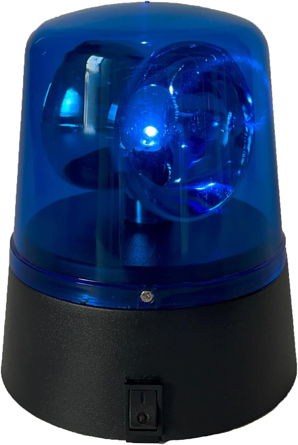 LED Strobe Light, 360 Degree Disco Party Rotating Lamp DJ Flashing Stage Lights, Emergency Police Car Beacon Siren Strobe Light with Switch Control for DJ Show Bar (Blue)