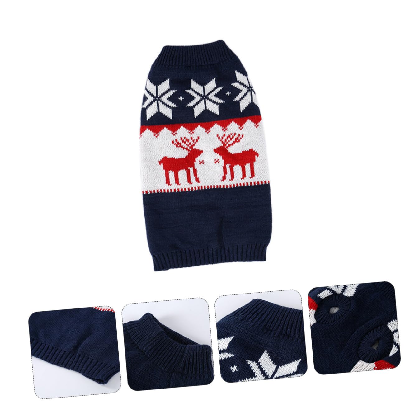 FRCOLOR 2piezas Abrigo De Invierno para Mascotas De Navidad Suéter De Ciervo para Perros y Gatos Ropa Cálida y Cómoda para Mascotas Temporada Festiva
