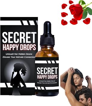Secret Happy Drops, PleasurePeak Oral Drops, Happy Hormones Drops Womens, Enhancing Sensitivity and Pleasure, Boost Energy Levels, Promoting Relaxation 1pcs
