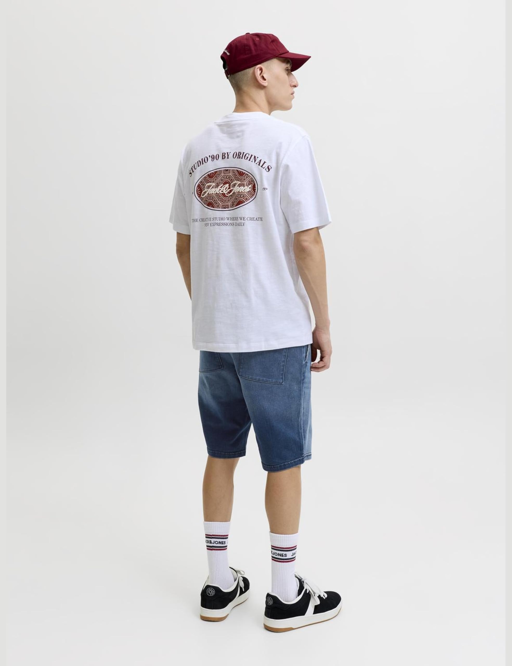 JACK & JONES Jjigordon College Shorts I.k. Ge 424 - Jjigordon College Short I.K. Taille 424 - Smart Casual - Homme