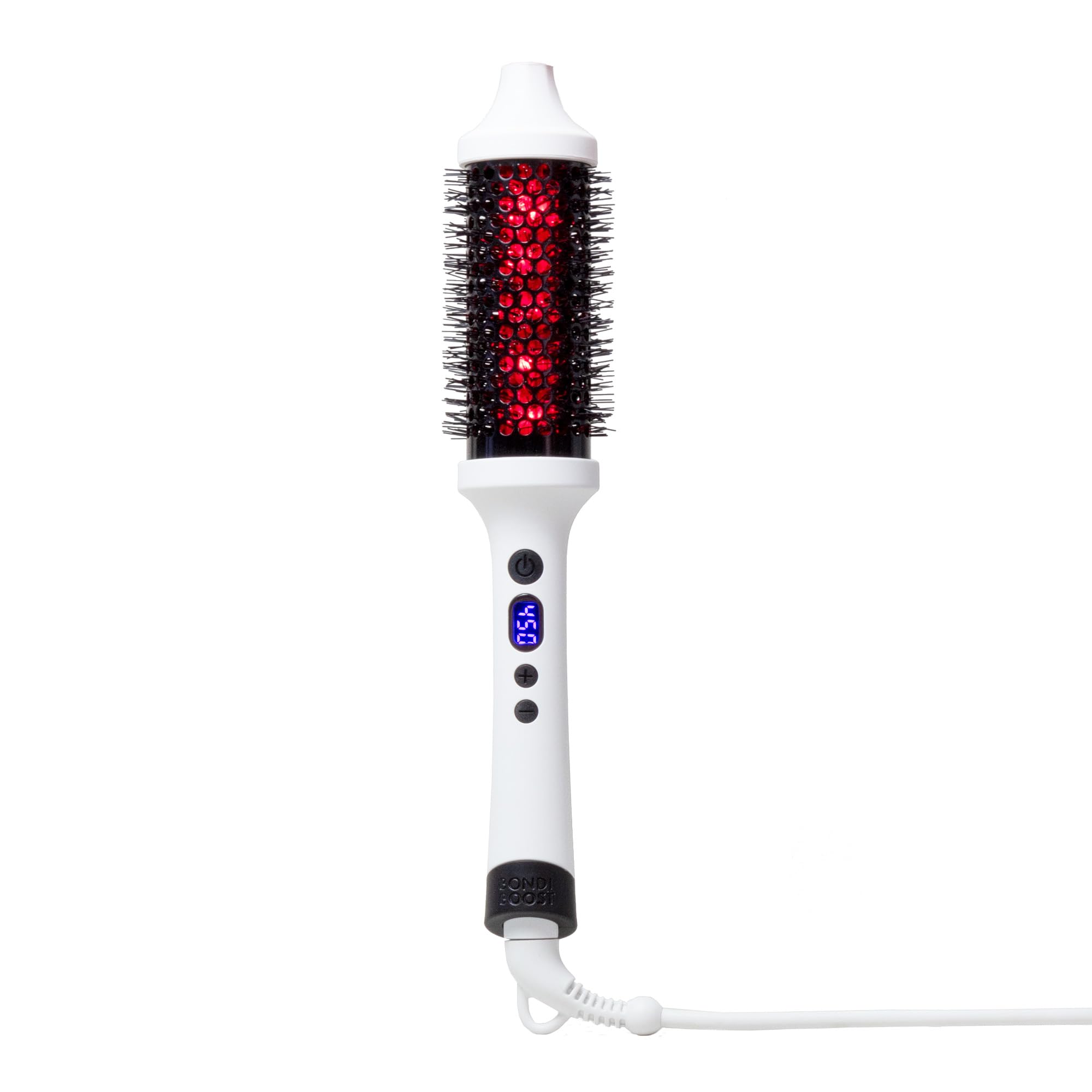 BONDIBOOSTInfrared Thermal Brush, Heated Thermal Round Brush for Smooth + Shiny Hair, Dry Hair Styling for Instant Volume, Less Hair Breakage + Minimizes Snags, Frizz-Free
