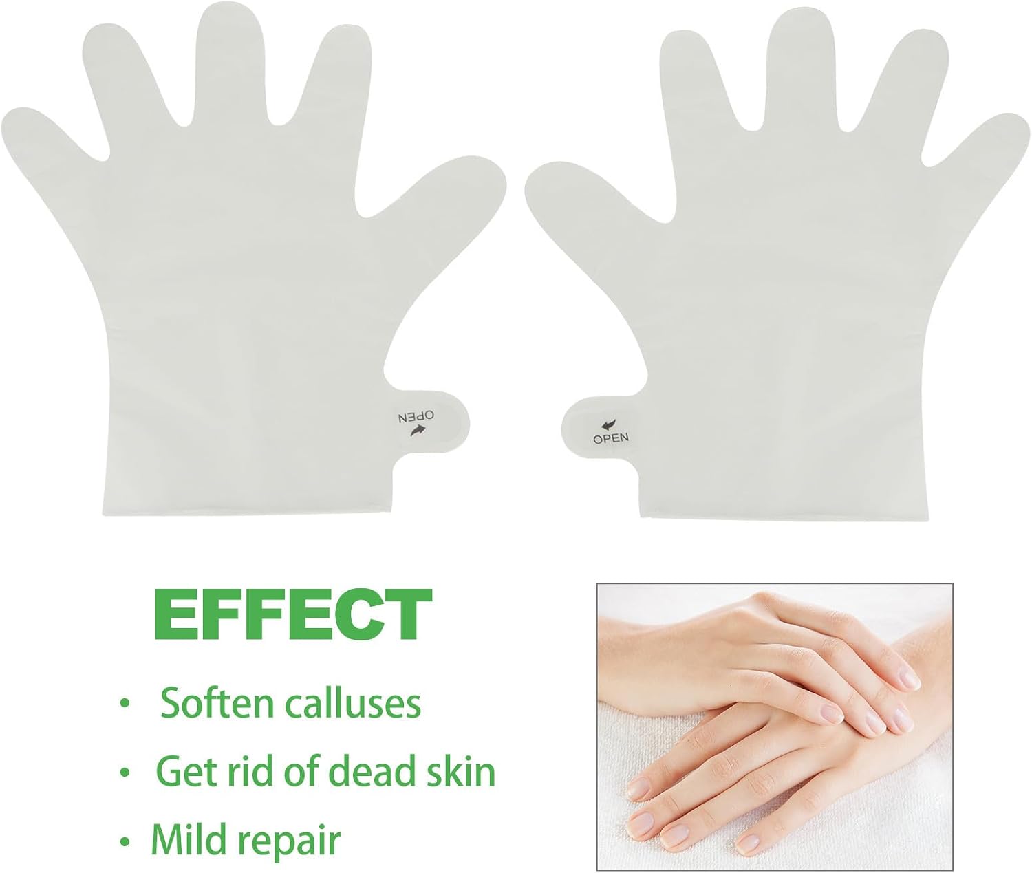 UPKOCH 5 Pcs Exfoliating Hand Masks for Dead Skin Removal and Moisturizing Gloves with Breathable Fabrics for Soft, Nourished Hands