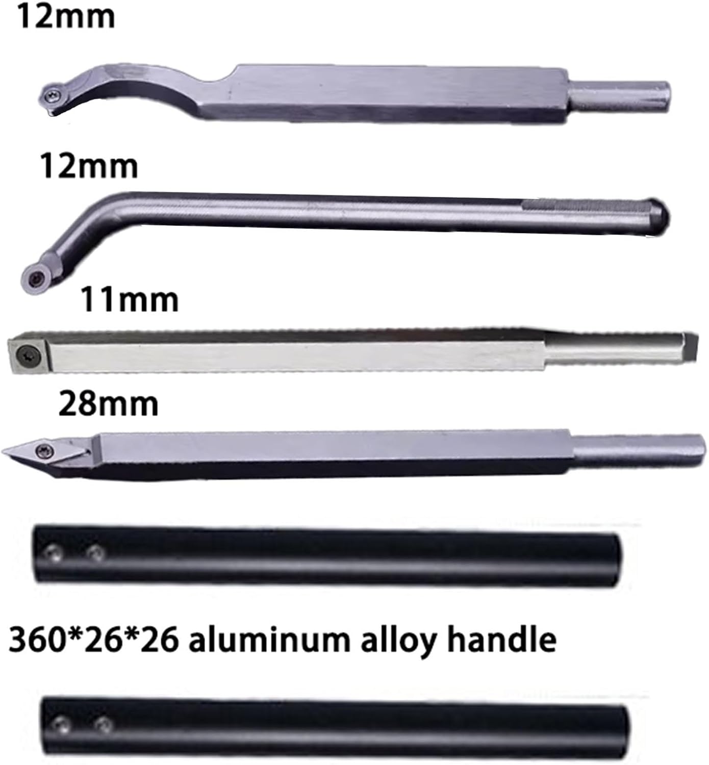 1200W 18.89in Wood Lathe, With 4in Round Chuck & 6in Linkage Chuck & 6PCS Wood Turning Tools, Speed 420~1850rpm/900~3800rpm For Woodworking DIY Various Wooden Crafts