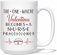 Vista 10 de Brains Of A Doctor Heart Of A Nurse - Taza de enfermería personalizada con nombre, el mejor regalo de enfermera practicante, tazas de café