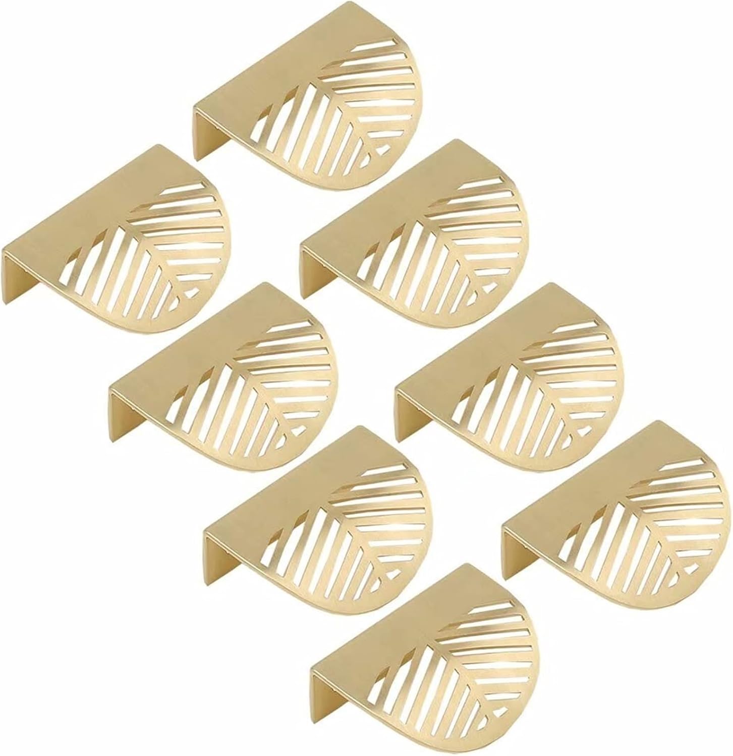 Vintage Ceramic Drawer Knobs,Cabinet Wardrobe Bow Pull Handles,8 Pack Drawer Handle Pulls Drawer Handle, Modern Hardware Finger Edge Pulls for Kitchen and Bathroom CupboarsColorGrisSi Furniture access