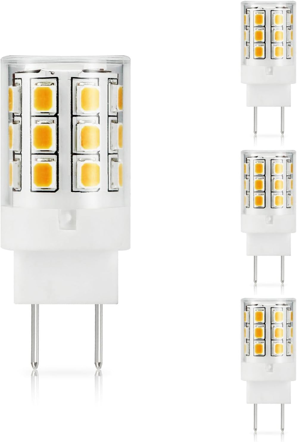 Newhouse Lighting 2.5w LED T4 Bulb Gy8.6 Base 3000k (4-Pack)