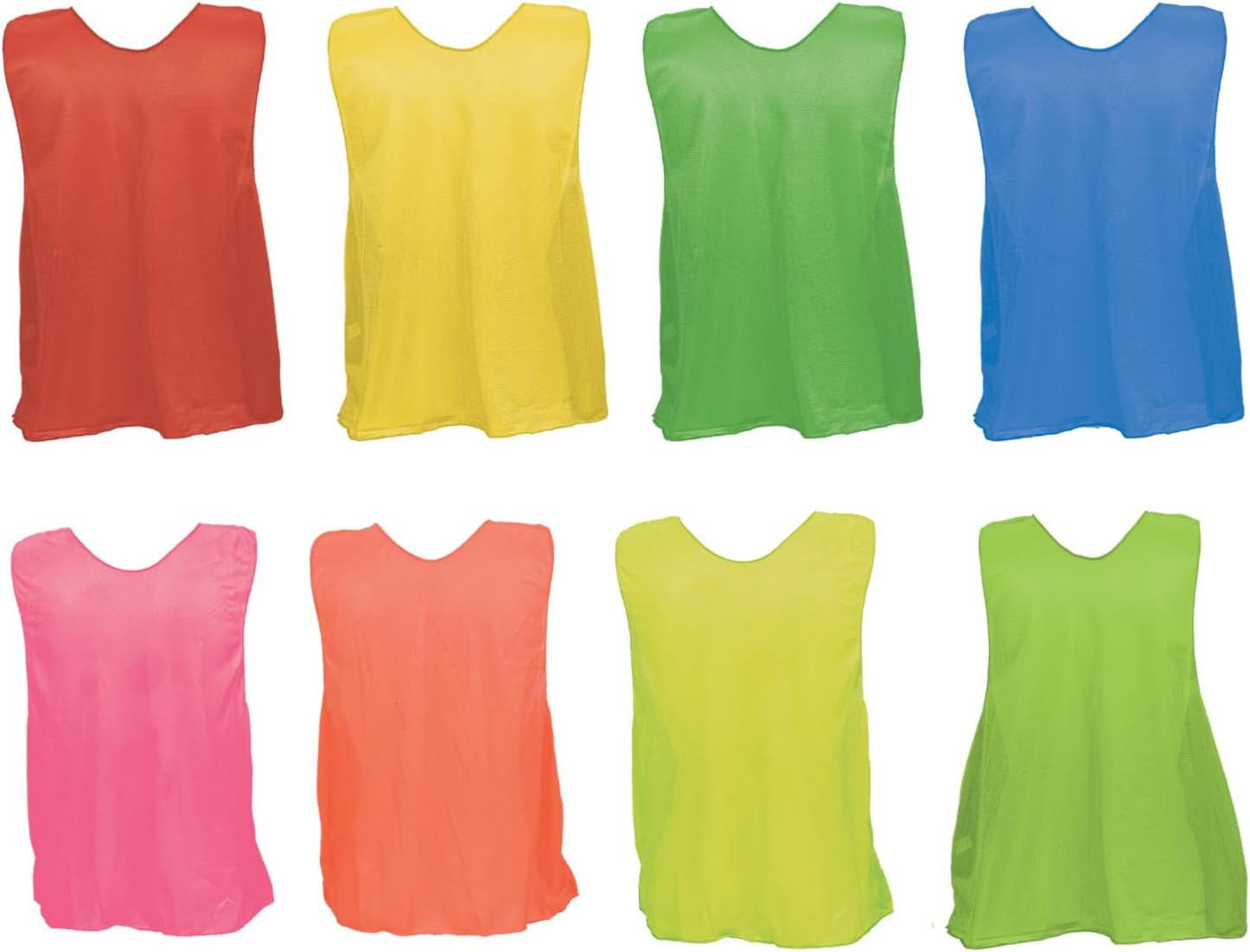 Champion Sports Solid Practice Vest, Adult, Neon Yellow