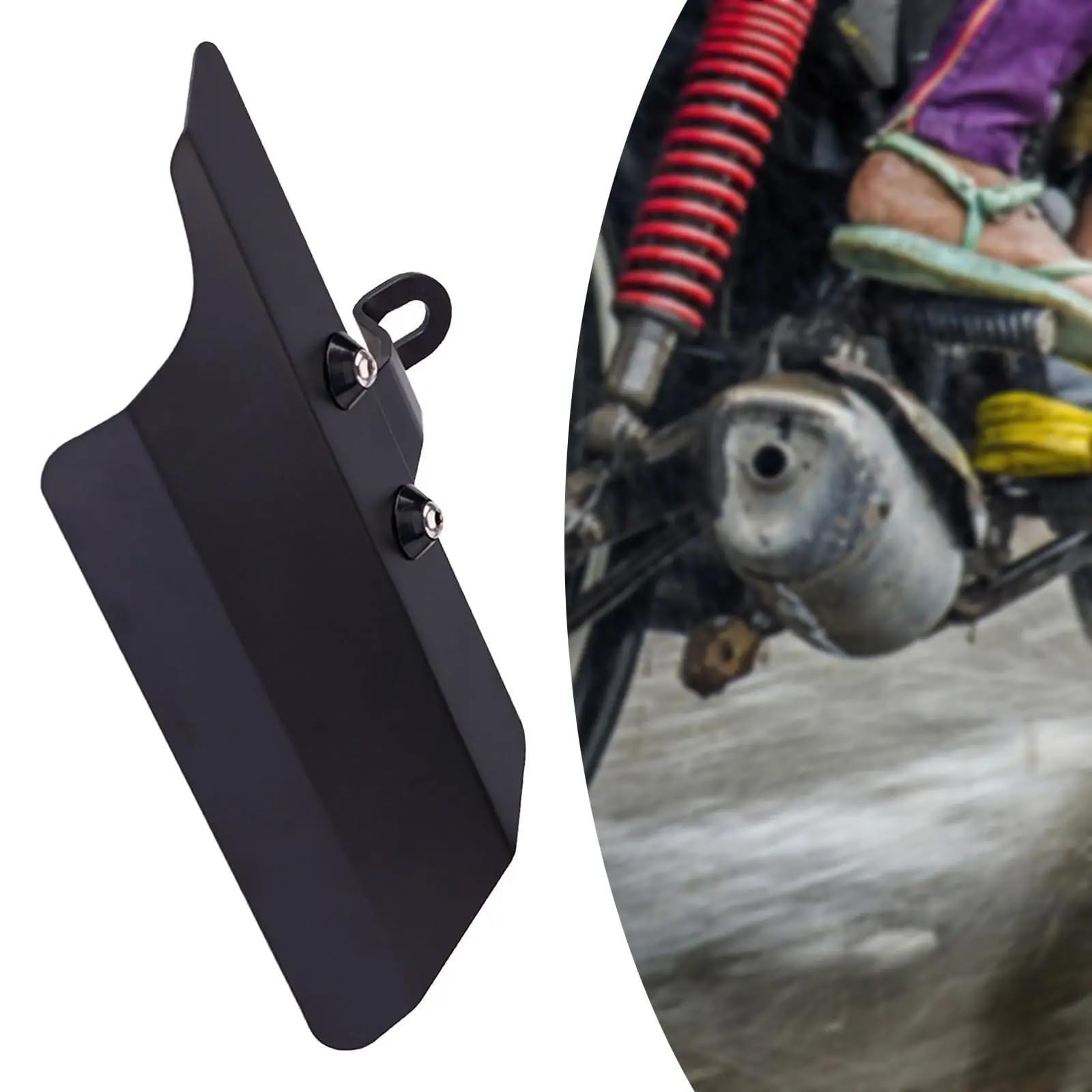 Copertura scarico moto Scudo termico per tubo di scarico moto da esterno Sostituisci la protezione isolante Paracalore moto