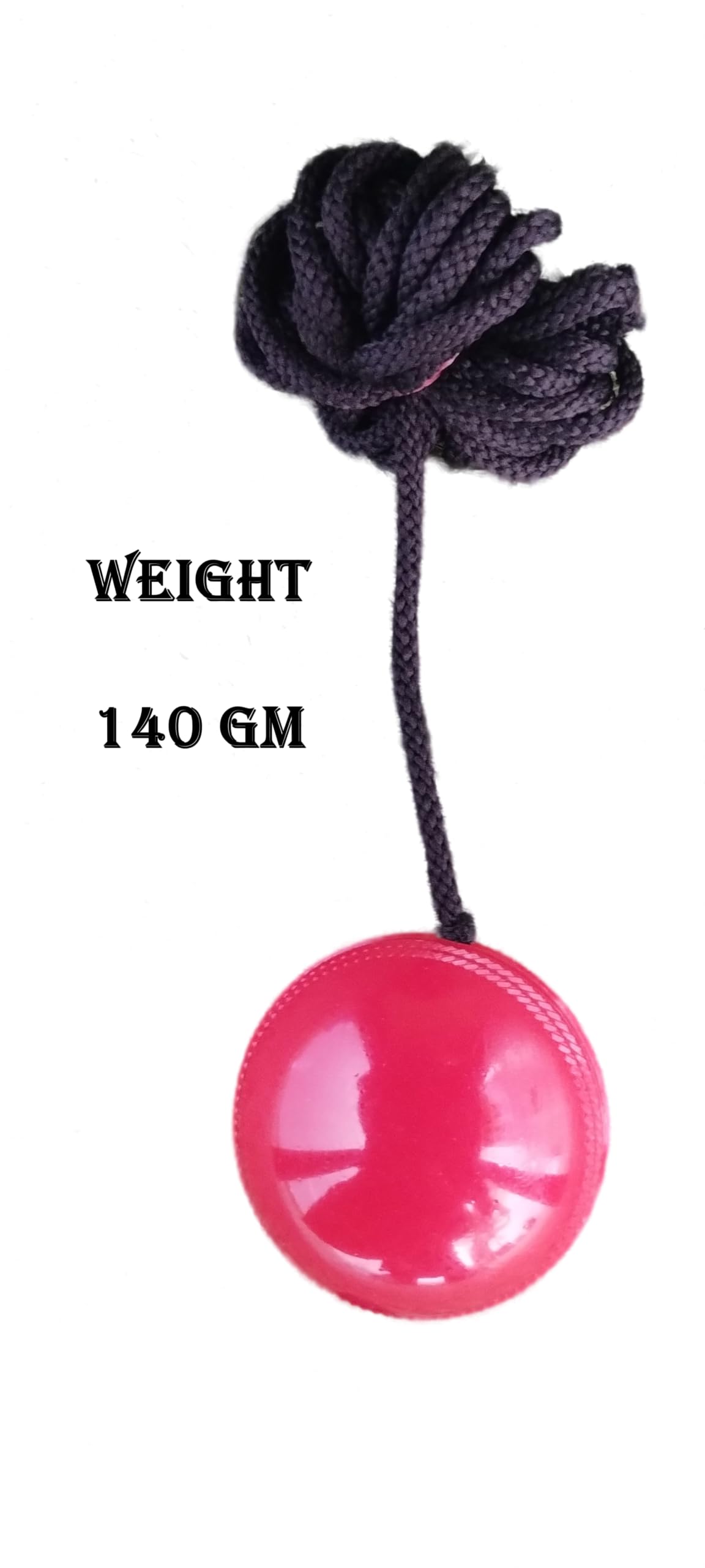 Vinson Synthetic/Pvc Cricket Ball For Match Practice Training, Recommended For Indoor/Outdoor Street&Beach Cricket, Knocking, Hanging Cricket Ball.,Red 2